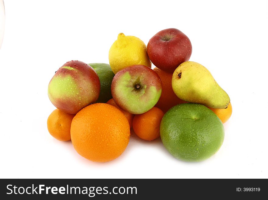 A Lot Of Delicious Fresh Fruits