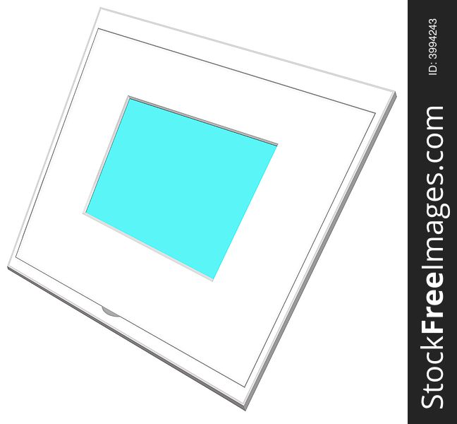 picture slide frame. Isolated on a white background. picture slide frame. Isolated on a white background.
