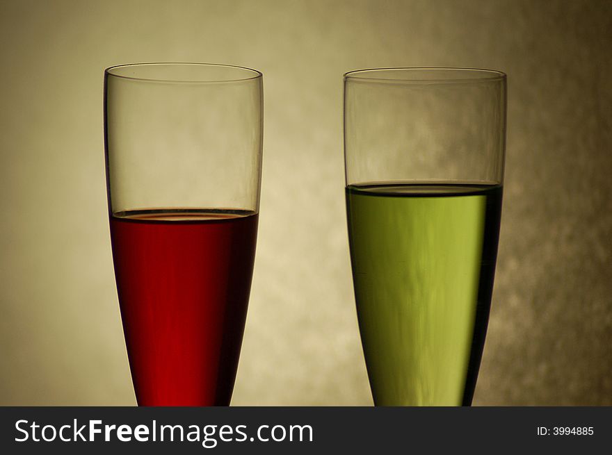 Photo of a pair of wine glasses.