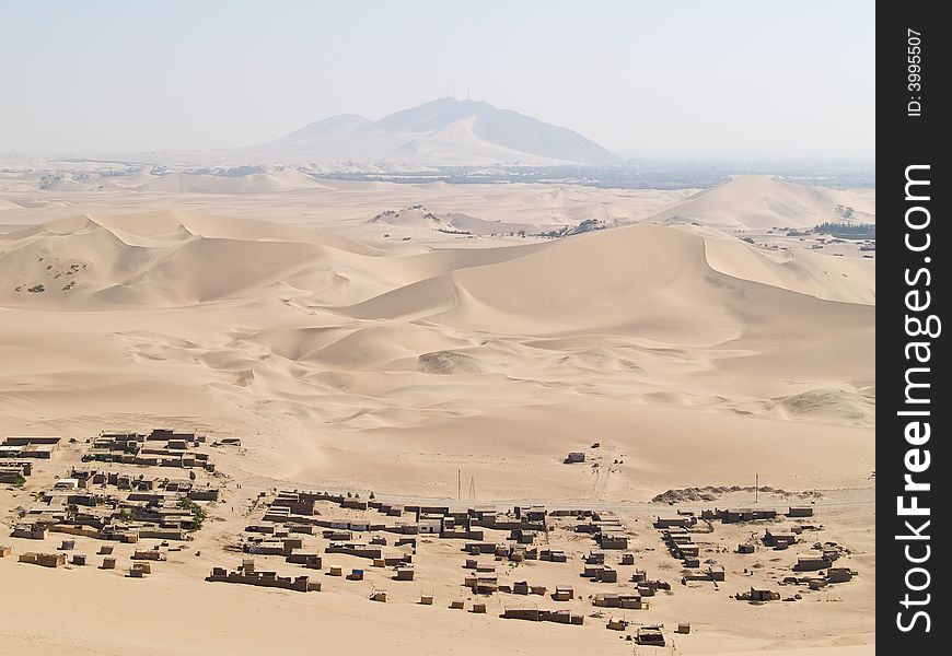 Desert of Ica in Peru