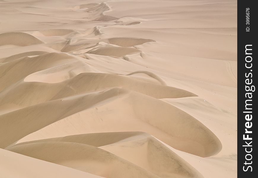 Desert of Ica in Peru
