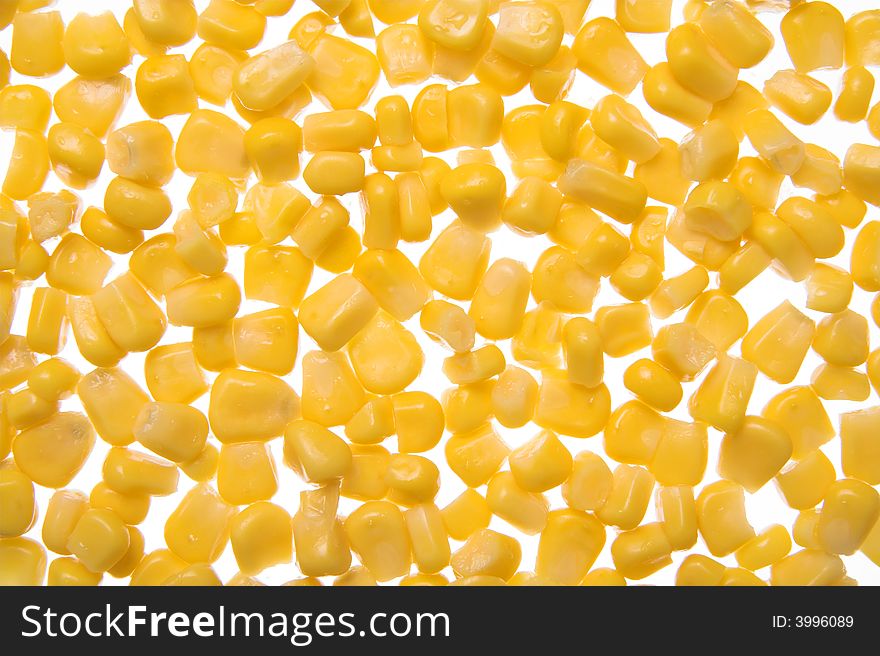 Hulled corn, healthy lifestyle, abstract background