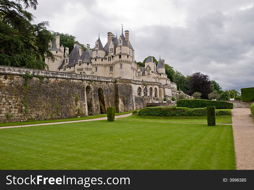 Chateau UsseÌ, Loire Valley, France.