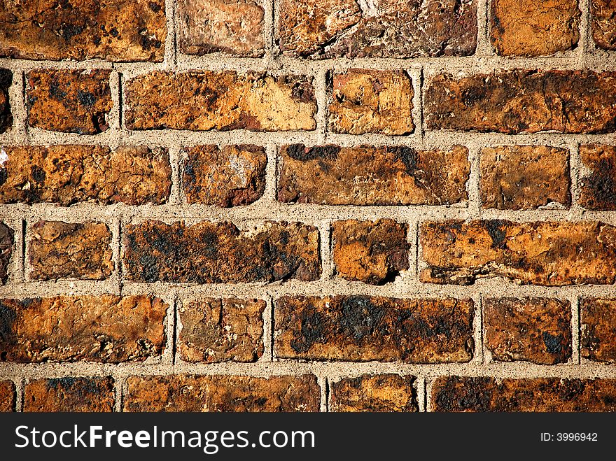 Grunge brick texture on an old wall. Grunge brick texture on an old wall