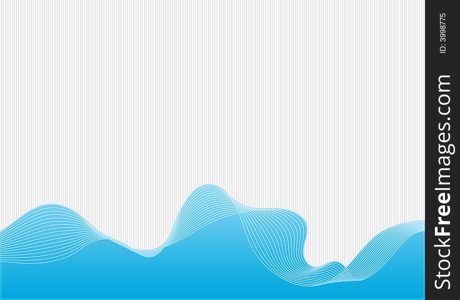 Vector blue background with lines