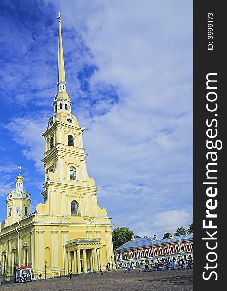 Peter and Paul's Orthodox Cathedral in Saint Petersburg, Russia