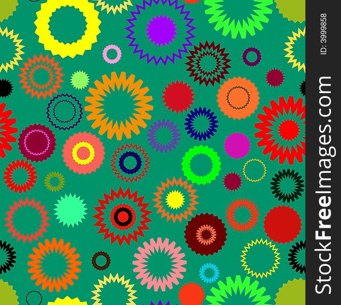 Seamless vector texture with abstract circles. Seamless vector texture with abstract circles