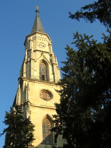 Saint Michael Cathedral Tower - Cluj-Napoca, Romania Royalty Free Stock Images Saint Michael Cathedral Tower - Cluj-Napoca, Romania Royalty Free Stock Images