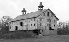 Large Barn In Black And White Stock Images Large Barn In Black And White Stock Images