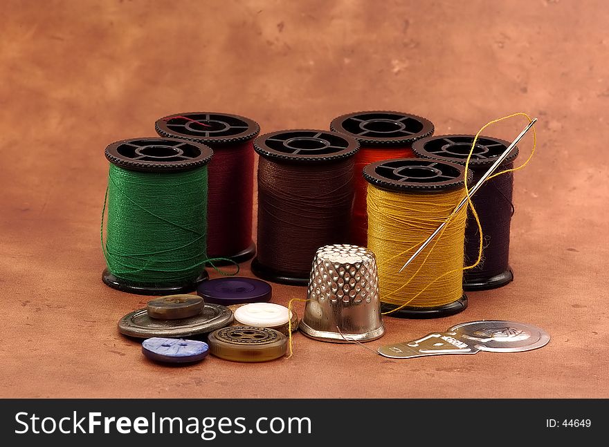 Photo of Various Sewing Items. Photo of Various Sewing Items.