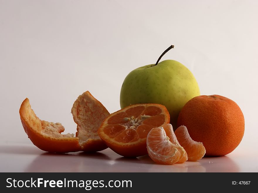 Oranges and apple