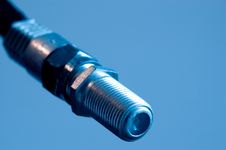 Coaxial Cable Connection II Royalty Free Stock Images
