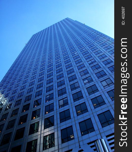 This is Canary Wharf in London's Docklands. This is Canary Wharf in London's Docklands.