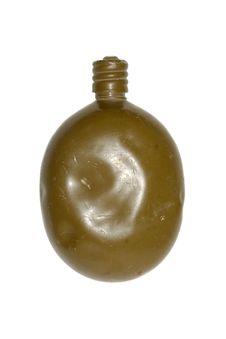 Soviet Metal Flask Stock Image