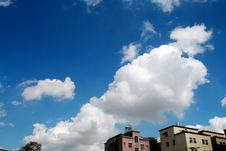 Blue Sky With White Clouds Royalty Free Stock Image Blue Sky With White Clouds Royalty Free Stock Image