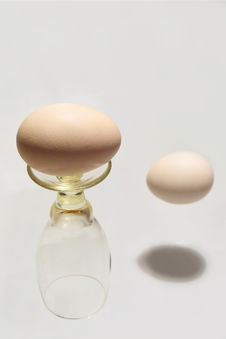 Wonders Of  Hard-boiled Egg Stock Image