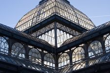 Retiro Glasshouse Royalty Free Stock Photos Retiro Glasshouse Royalty Free Stock Photos