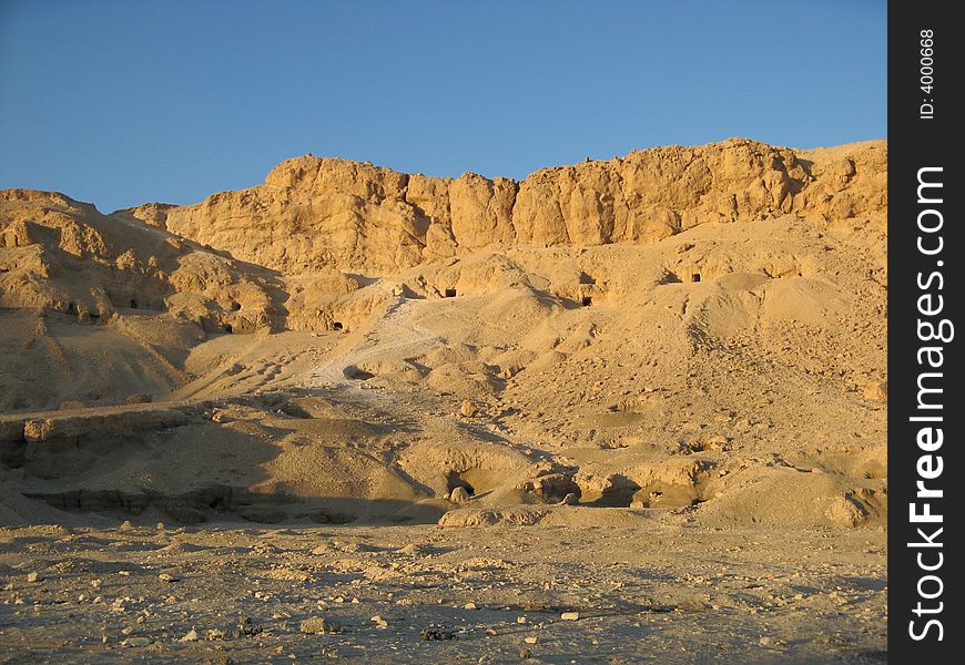 Tomb Entrance at Valley of the Kings, Luxor, Egypt. Tomb Entrance at Valley of the Kings, Luxor, Egypt