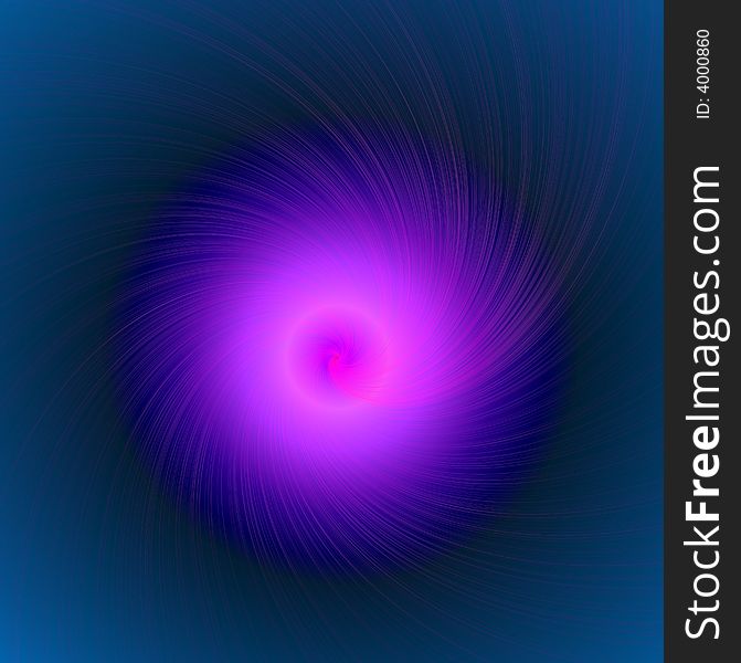 Black Hole Fractal Background in Purple