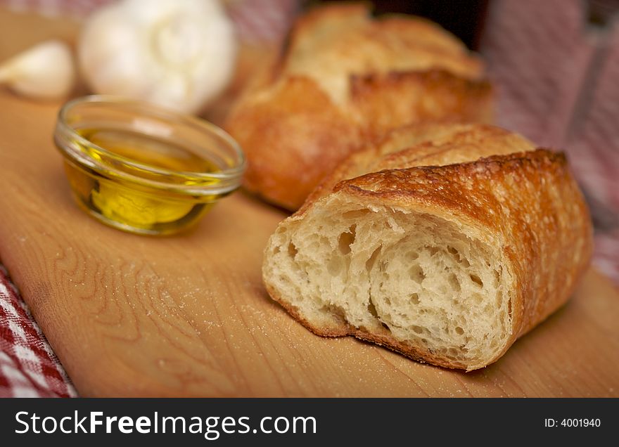 Sourdough Bread on Cutting Board