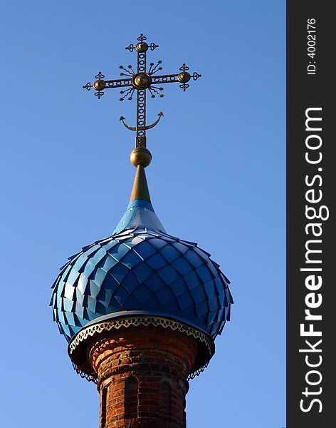 Protecting Veil of the Temple Dome Presvjatoj Lady. Moscow.