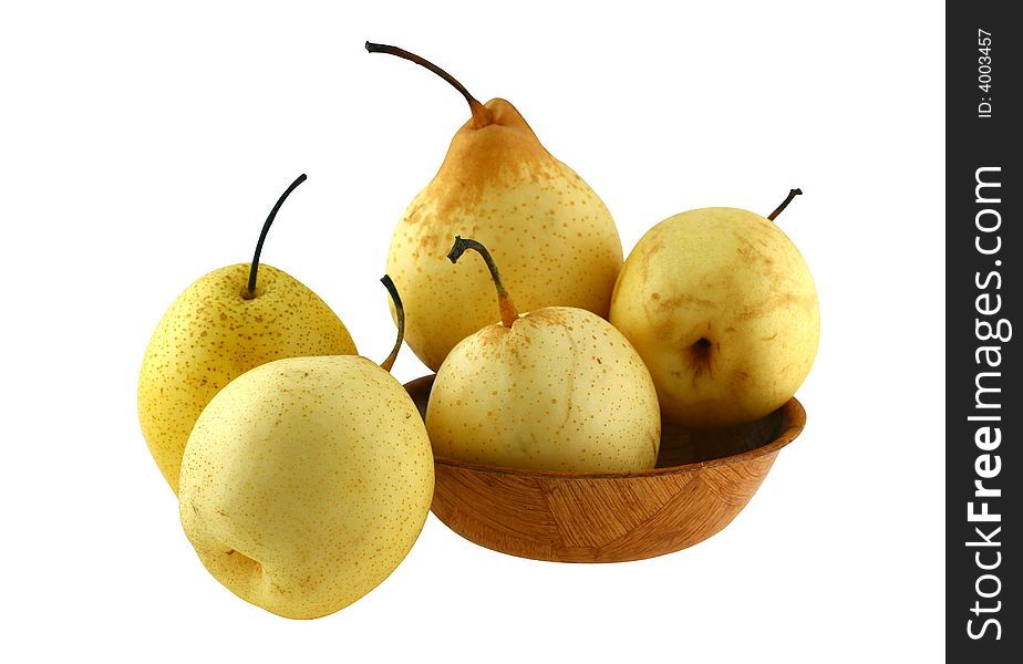 Pears and a plate (with path)