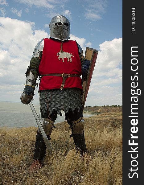 Medieval European heavy knight festival. Medieval European heavy knight festival