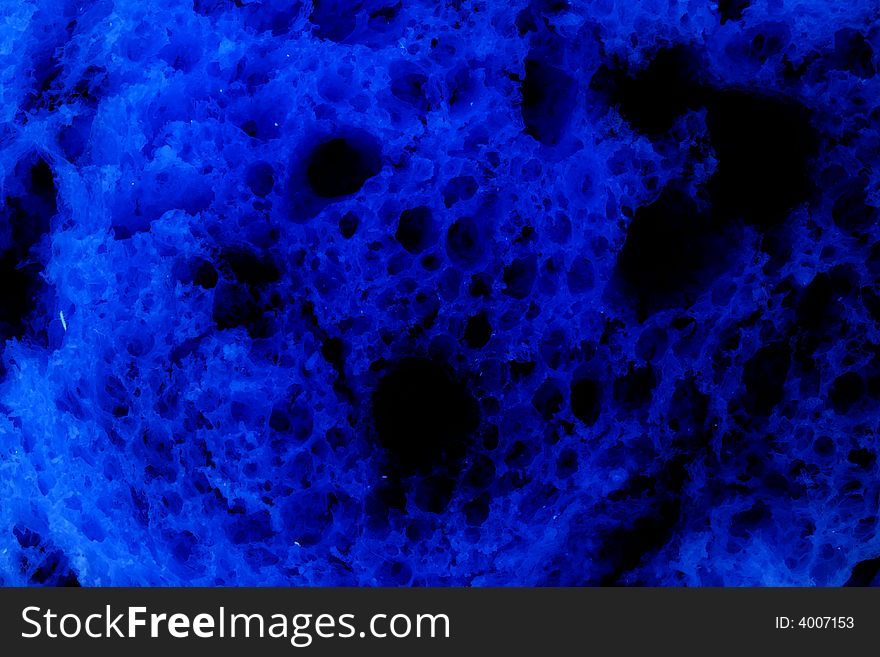 Blue sponge with front light