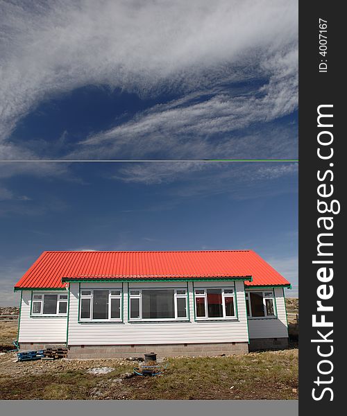 One of a new housing project in Stanley, Capital of the Falkland Islands. One of a new housing project in Stanley, Capital of the Falkland Islands