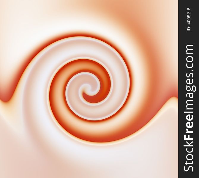 Abstract Background Peachy Swirl Design