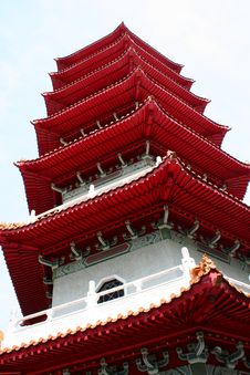 Red Pagoda Stock Photos