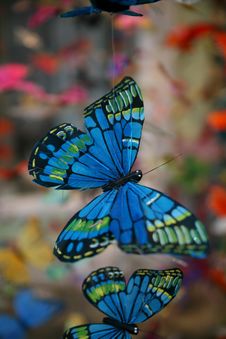 Butterfly Mobiles Stock Photography