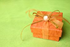 Brown Gift Box Royalty Free Stock Image Brown Gift Box Royalty Free Stock Image