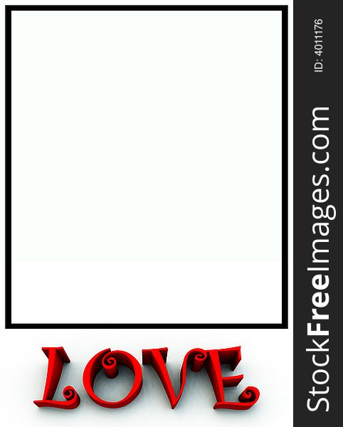 An image of the word love, a good image for love related concepts. Or valentines day. It has a blank space which you can customize. An image of the word love, a good image for love related concepts. Or valentines day. It has a blank space which you can customize.