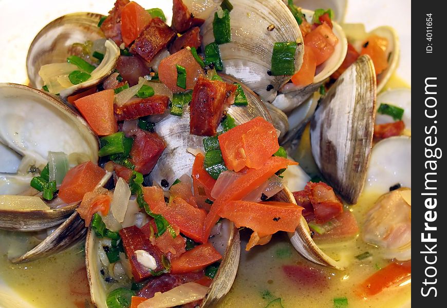 This is an image of littleneck clams. This is an image of littleneck clams.