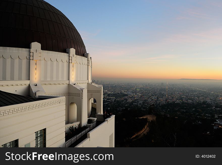 View of Los Angeles CA