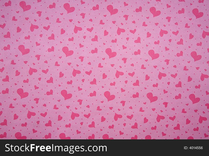 Pink Hearts Valentineâ€™s Day Themed Wallpaper Background. Pink Hearts Valentineâ€™s Day Themed Wallpaper Background