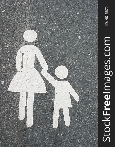 Pedestrian Family