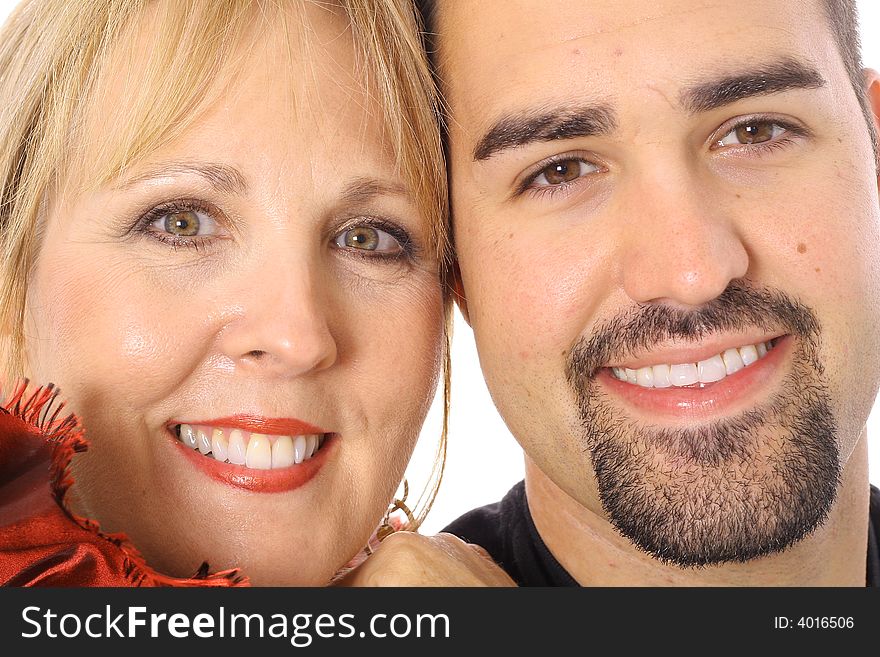 Mother and son headshot