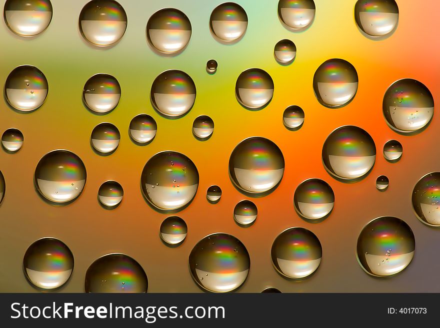 Colored Drops Background