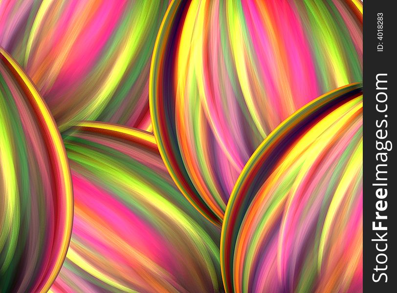 Bright abstract illustration of colorful lines and curves. Bright abstract illustration of colorful lines and curves.
