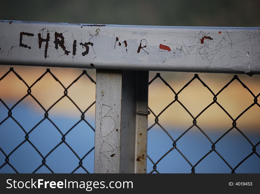 Fence Graffiti