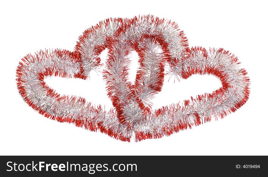 Christmas-tree ornaments for holiday lovers. On a white background. Christmas-tree ornaments for holiday lovers. On a white background.