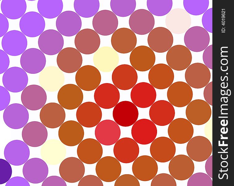 Colorful spot pattern on white for backdrops. Colorful spot pattern on white for backdrops