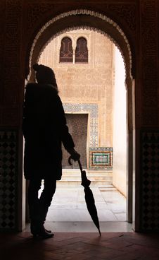 Doorway At The Alhambra Royalty Free Stock Photography Doorway At The Alhambra Royalty Free Stock Photography