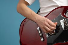 Guitar Closeup Royalty Free Stock Photos Guitar Closeup Royalty Free Stock Photos