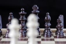 Chess Pieces, King And Queen Stock Photography Chess Pieces, King And Queen Stock Photography