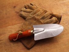 Work Gloves On Wood With Hand Tool 2 Stock Images Work Gloves On Wood With Hand Tool 2 Stock Images