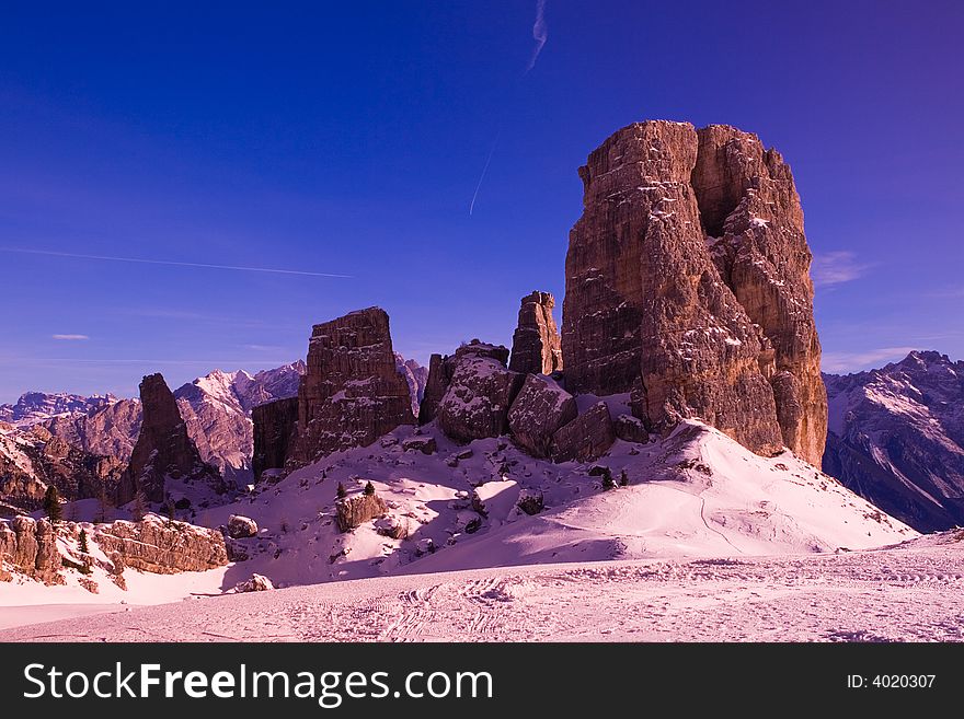 Cinque Torri Italy Dolomites