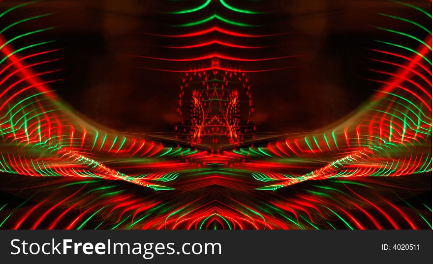 A digital image taken of moving lights. And then further manipulated in Photoshop. A digital image taken of moving lights. And then further manipulated in Photoshop.